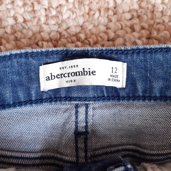 Abercrombie kids Jean Shorts size 12 - Picture 7 of 7